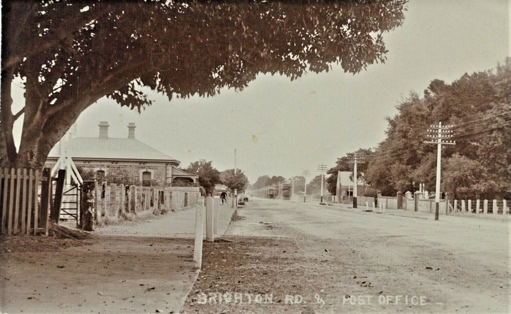 Brighton Road and Post Office at Brighton, S.A. 1910s a photo on