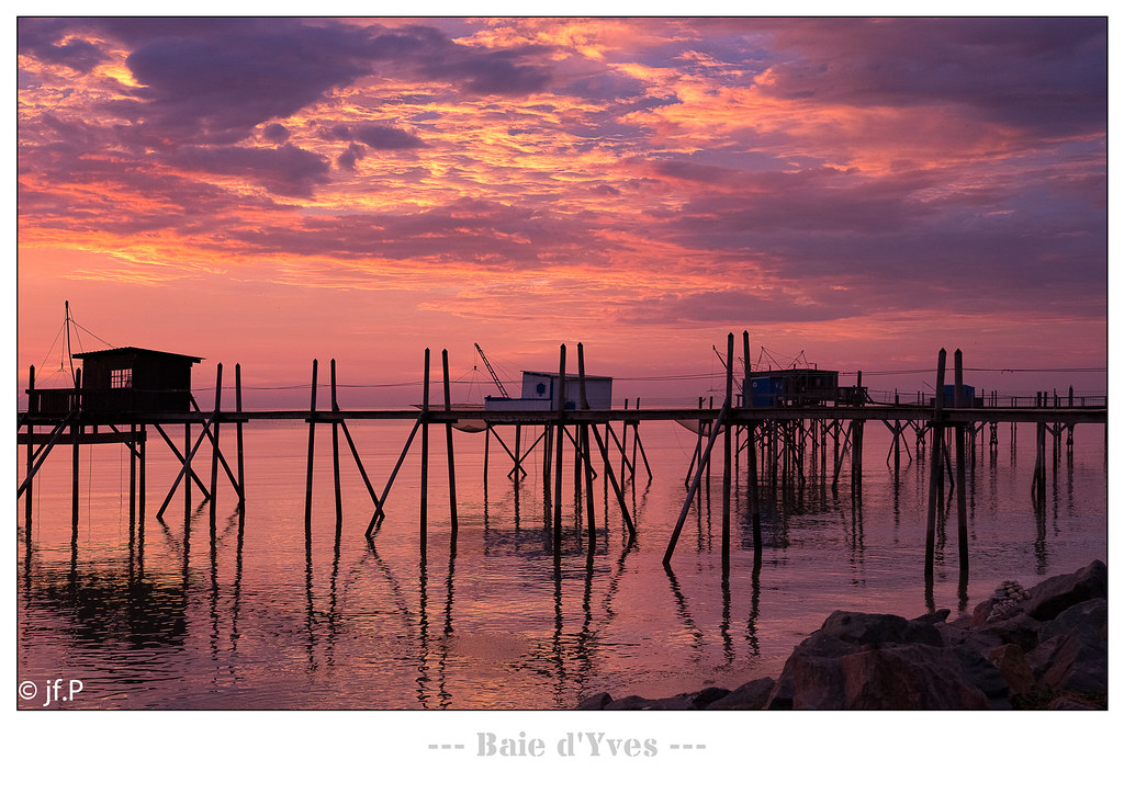 yves2 Baie d'yves charente maritime Coucher de soleil
