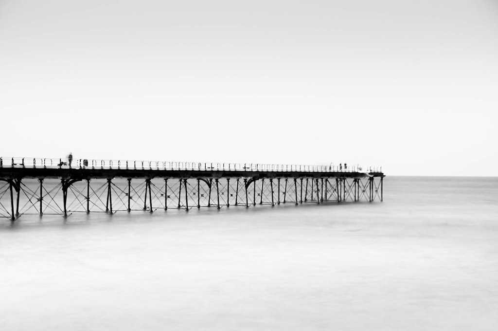 High Key Saltburn Pier Long exposure Steve Smith LRPS Flickr