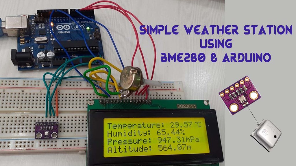 Simple Weather station using Arduino & BME280 Barometric P… Flickr