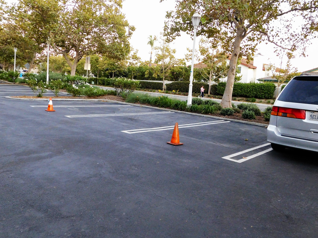 Parking Lot Social Distancing Joel Sax Flickr
