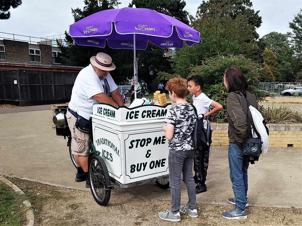 Gloucester, The Park “Stop me and buy one' ice cream man… Flickr