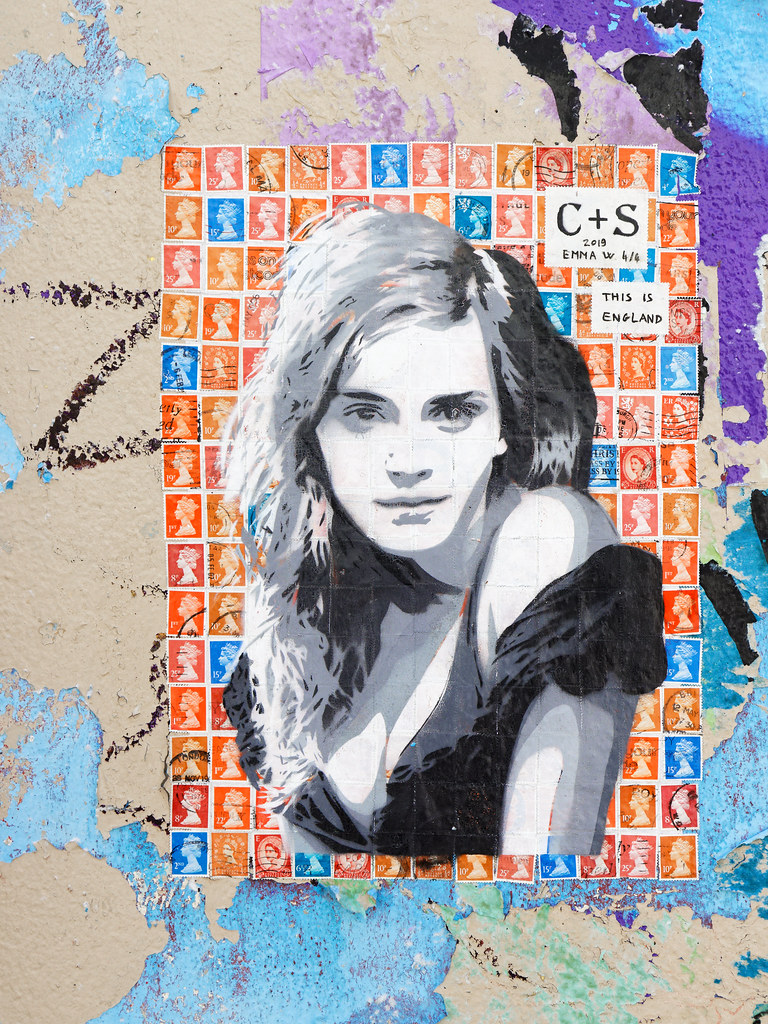 Emma CPlus Streetart Emma Watson Trux Photo (4 Million views Thks