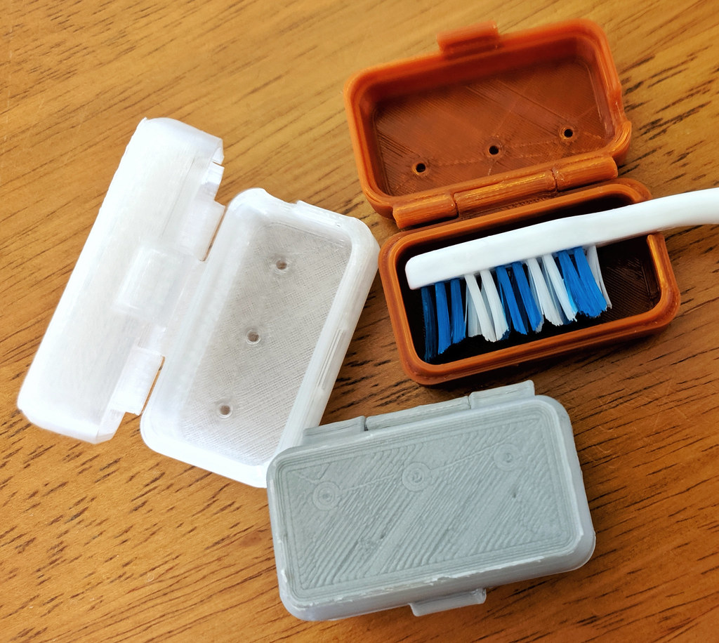 3DPrinted Travel Covers for Toothbrushes I used my photo … Flickr