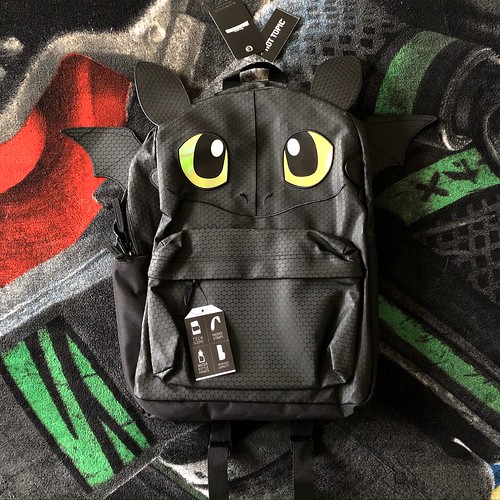 MY (How To Train Your Dragon) Toothless Backpack that I pu… Flickr
