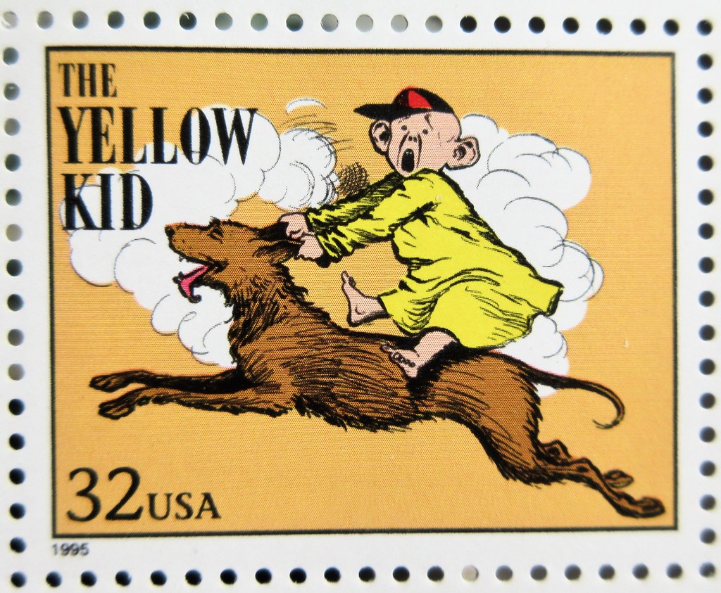 1895 The Yellow Kid Comics Character Stamp Richard F Outca… Flickr
