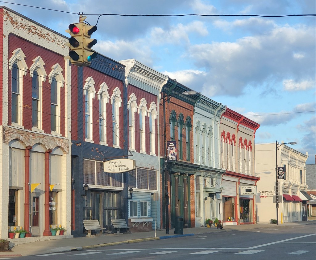 Fayette Downtown Fayette, Ohio. Neil Noland Flickr