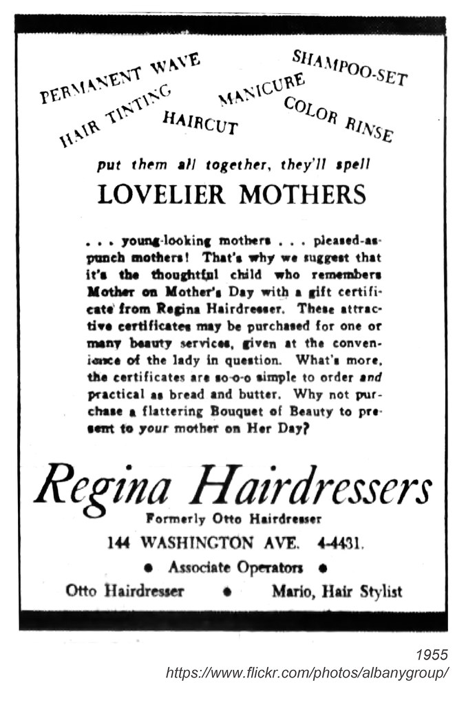 1955 regina hairdressers AlbanyGroup Archive Flickr