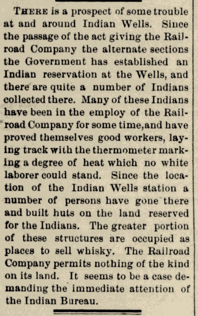Indian Wells Indio Reservation LA Herald June 24 1876 Flickr