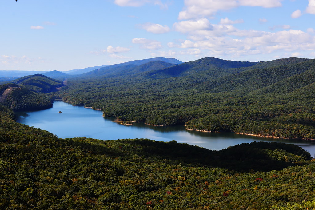 Carvins Cove Reservoir as seen from the Appalachian Trail… Flickr