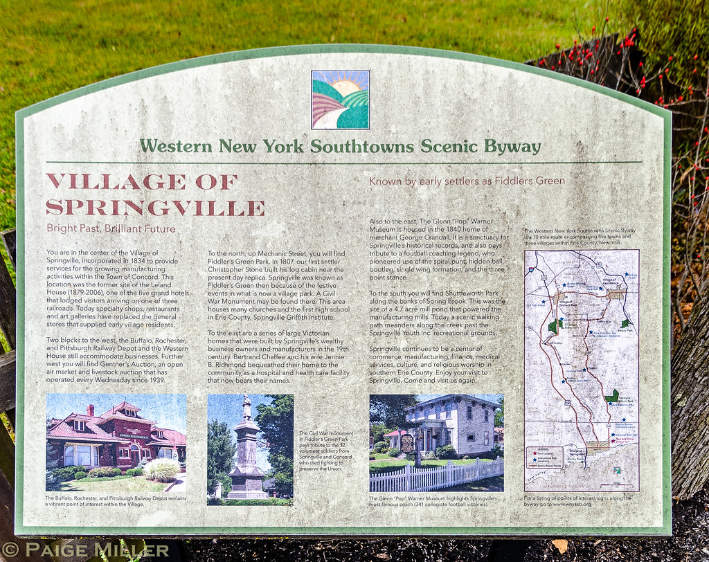 Springville, NY Village of Springville Paige Miller Flickr