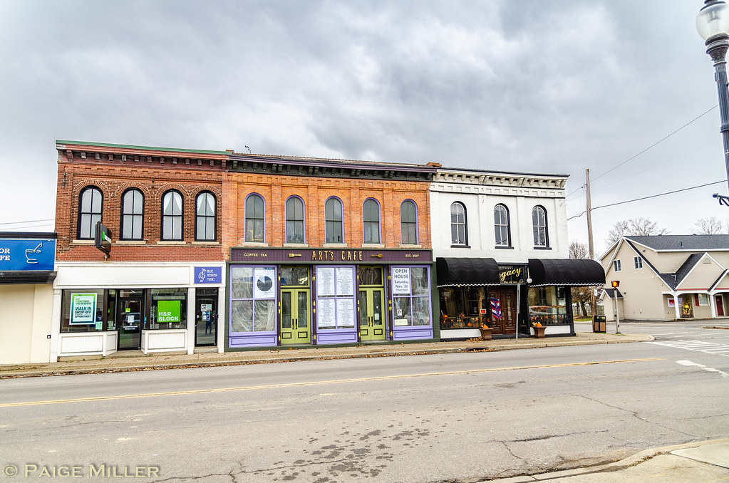 Springville, NY Three consecutive buildings with arched wi… Flickr