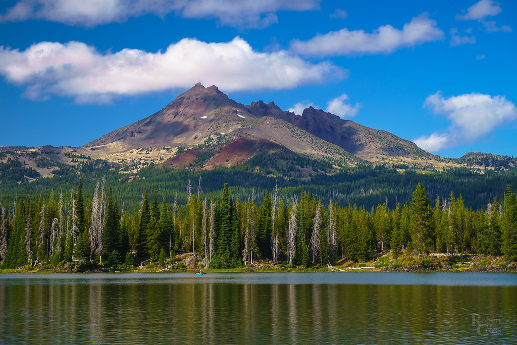 Broken Top Summer Skies Looking across central Oregon's Sp… Flickr