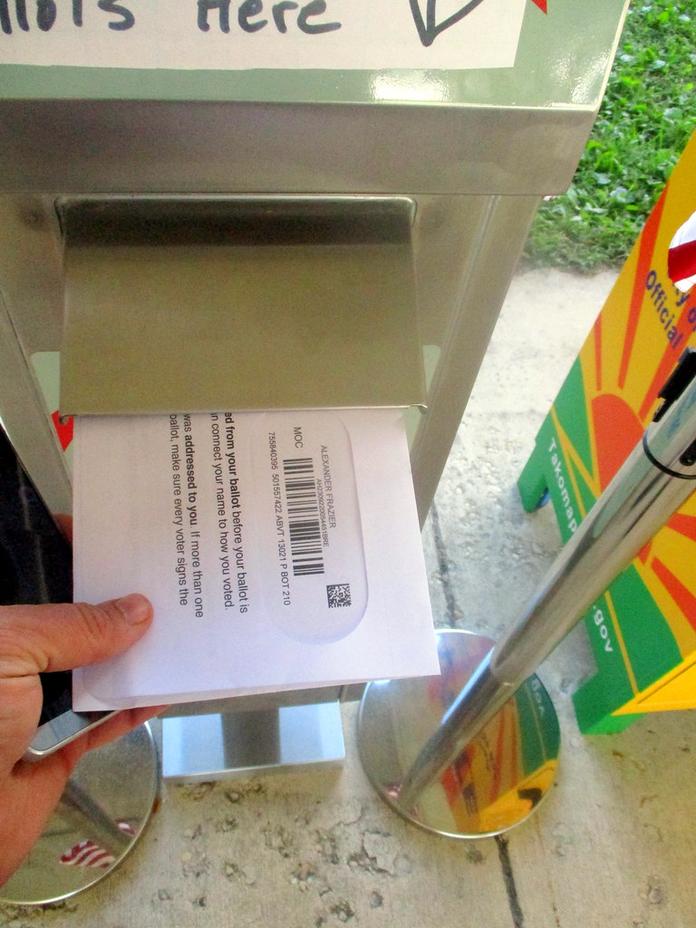 Alec Frazier Cast His Ballot in the 2020 General Election for the