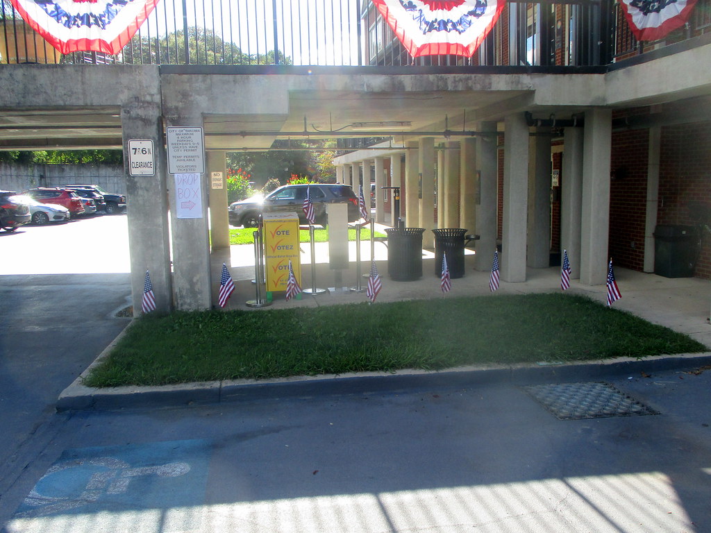 View of 2020 General Election Voting Area at the Takoma Park Community