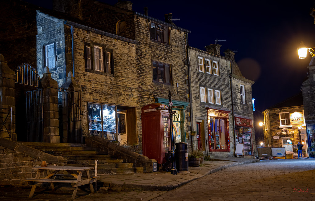 Haworth Night The village of Haworth in the heart of