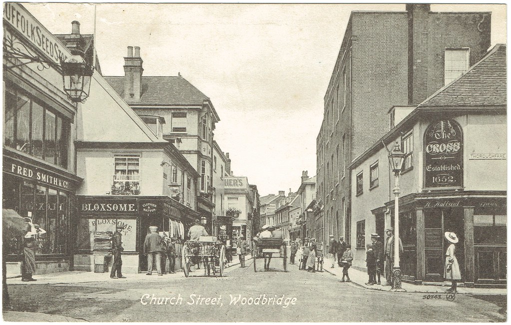 Church Street, Woodbridge (from Quay Street) c.1906 Flickr