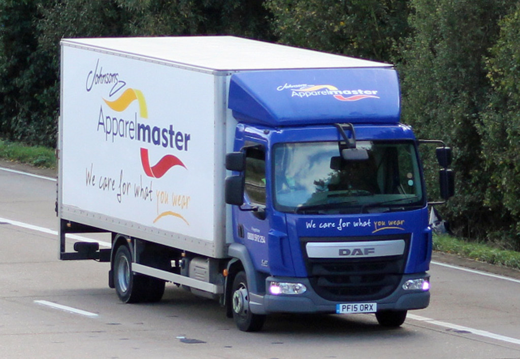 JOHNSONS APPARELMASTER PF15 ORX DAF FA LF 180 BOXVAN Gantryboy Flickr