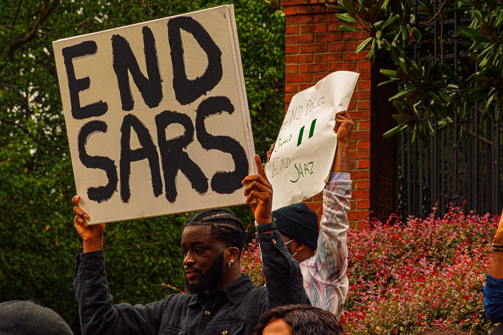 EndSARS Protest at the Nigerian Embassy in Atlanta (Photos) Politics