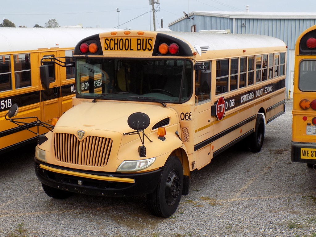 Crittenden County Schools 066 Bus lot Marion, KY. Flickr