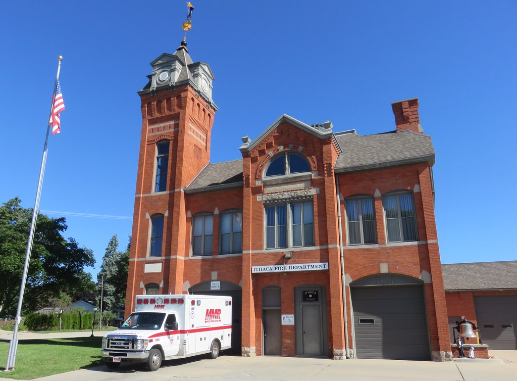 Old Ithaca, Michigan Village Hall and Fire Department Flickr