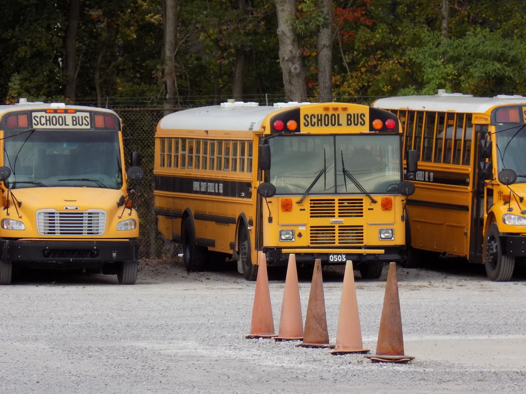 Hopkins County Schools 0503 Bus lot Nortonville, KY Flickr