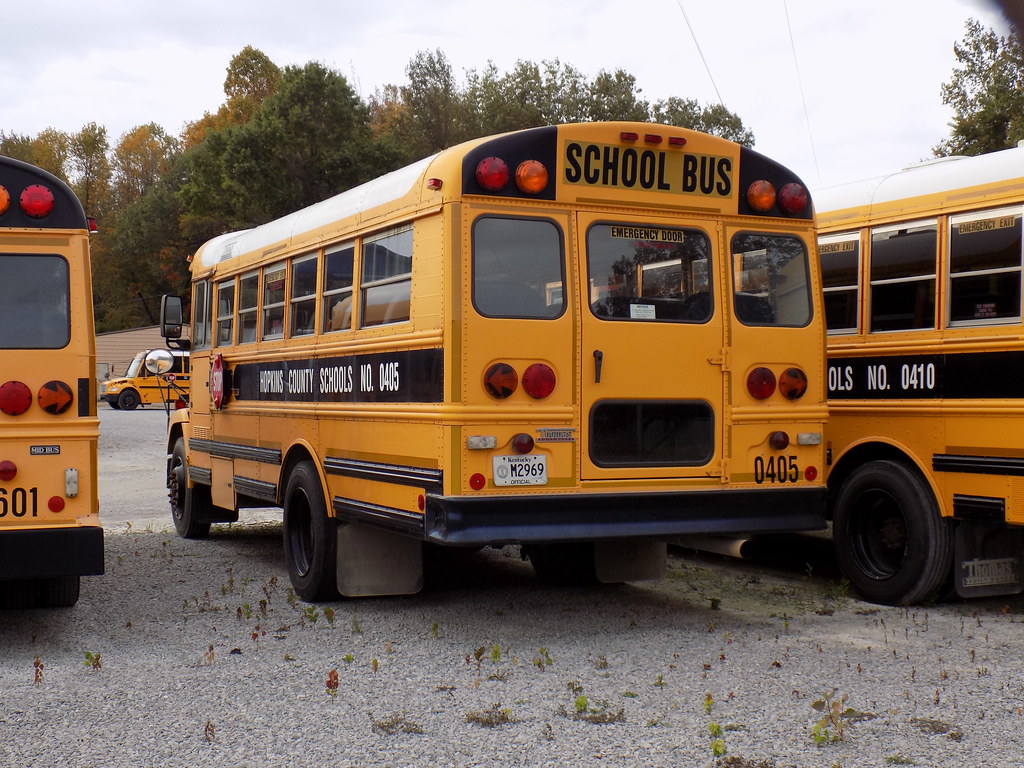 Hopkins County Schools 0405 Bus lot Nortonville, KY Flickr