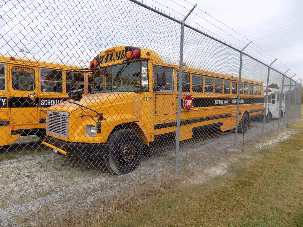 Hopkins County Schools 0404 Bus lot Nortonville, KY Flickr