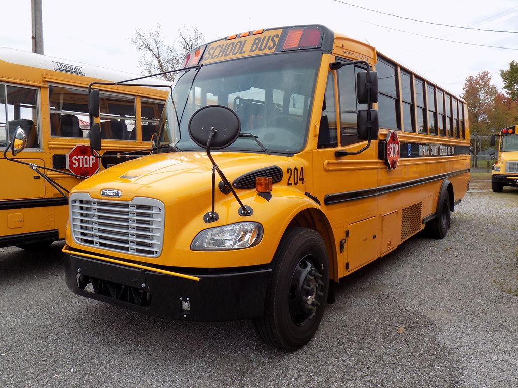 Hopkins County Schools 204 (2) Bus lot Nortonville, KY Flickr