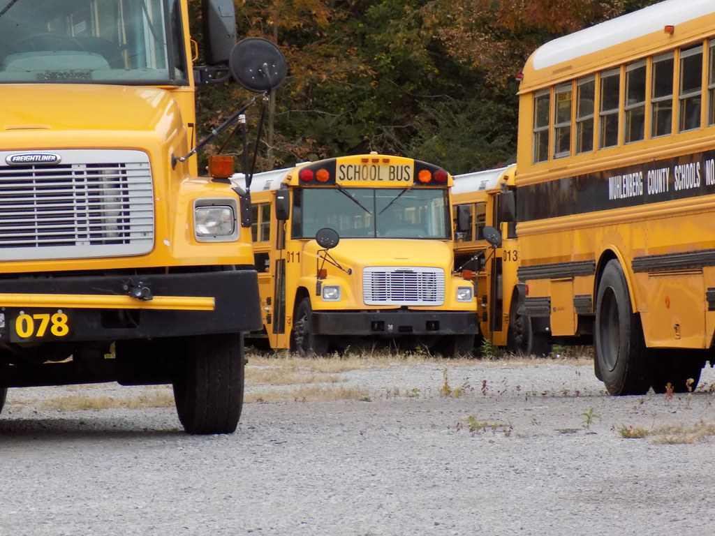 Muhlenberg County Schools 011 Bus lot Greenville, KY Flickr