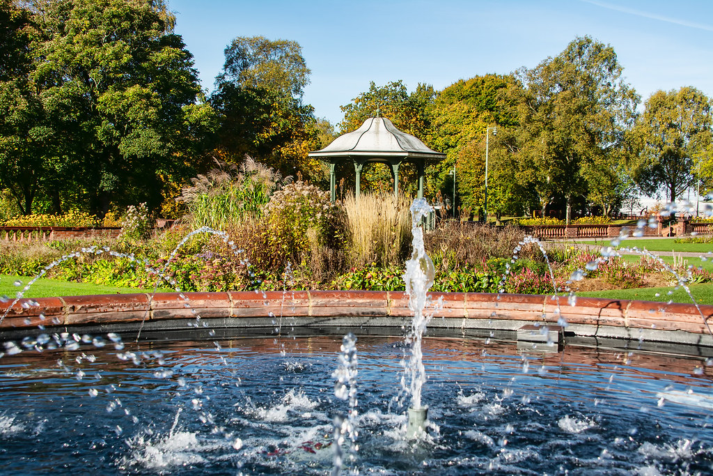 Burslem Park Fountain Burslem Park, Stoke on Trent Flickr