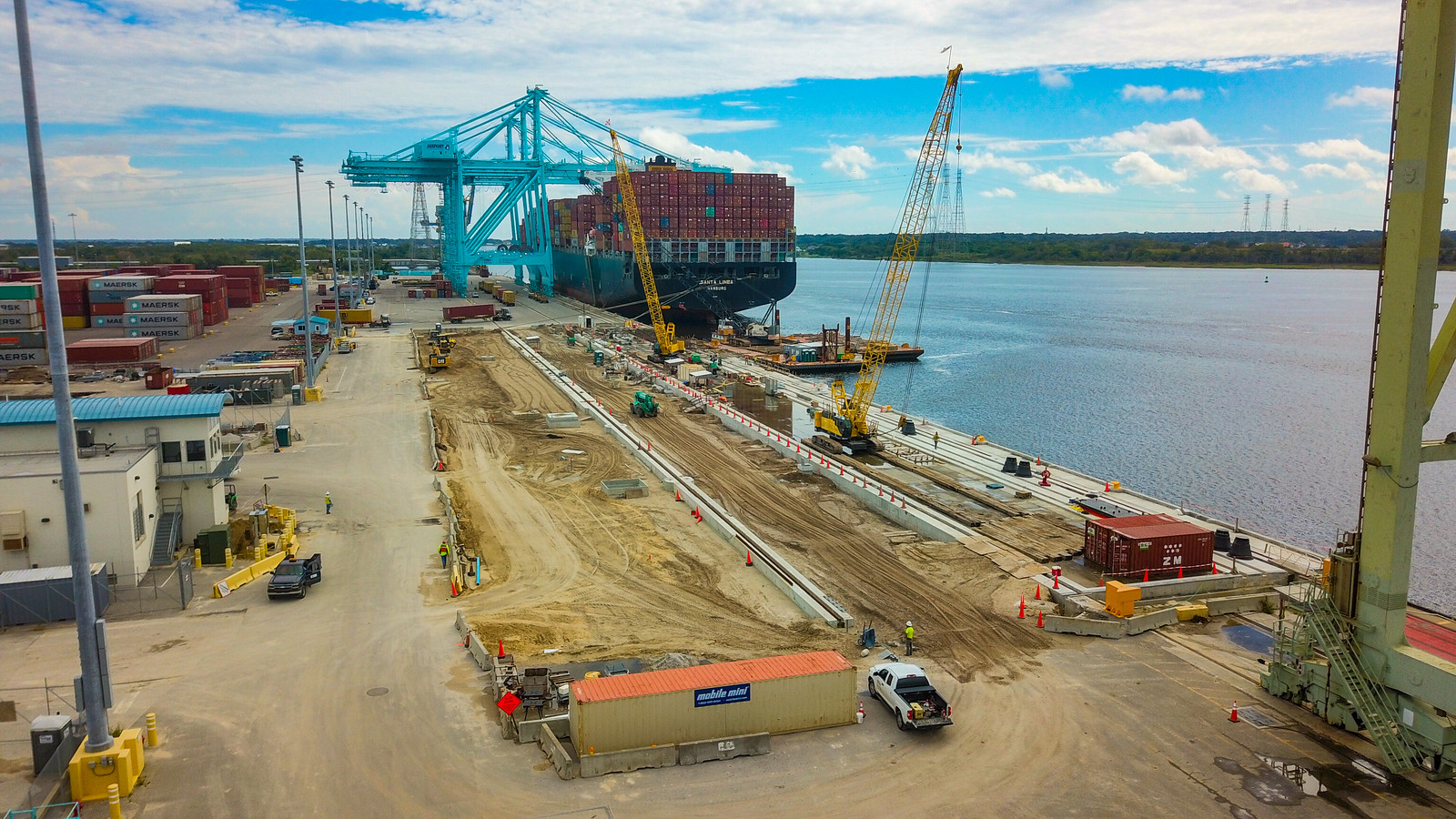 Next phase of berth reconstruction at JAXPORT’s Blount Island terminal set to be complete in