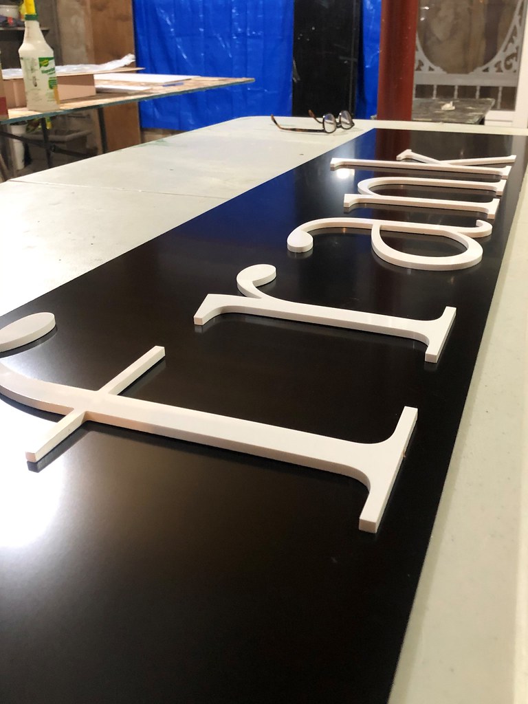 Cutout acrylic letters James Colli Flickr