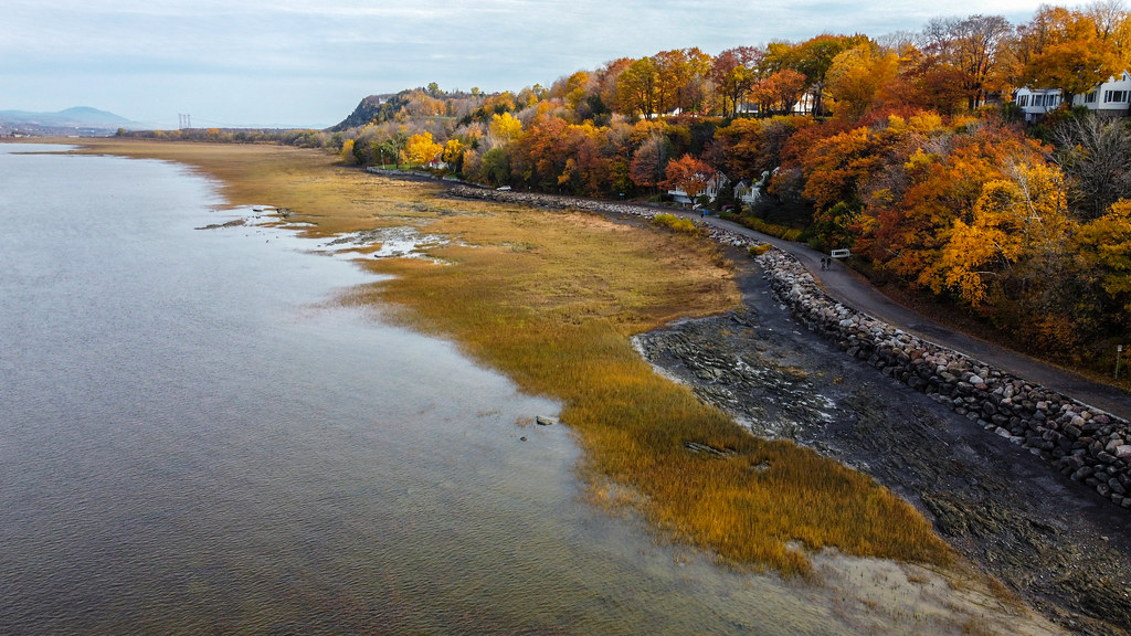 Elevation of Île Enchanteresse, SainteBrigittedeLaval, QC G0A 3K0