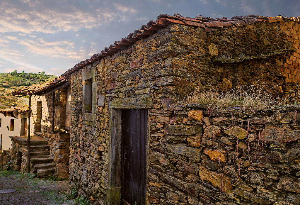 Casas de Xisto beirã J.J. Pinto Rosa Flickr