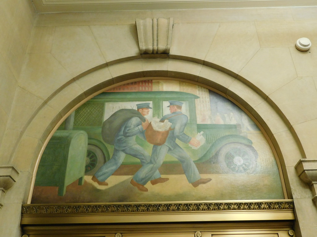 Louisville Kentucky Post Office Mural One of 10 tempera on… Flickr