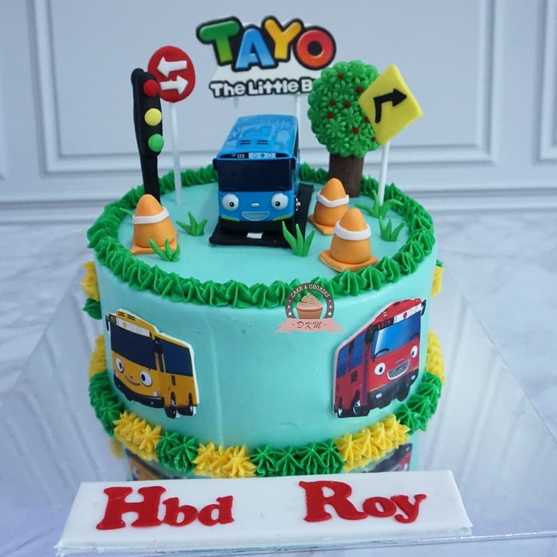 Adorable Kue Ultah Motif Tayo References