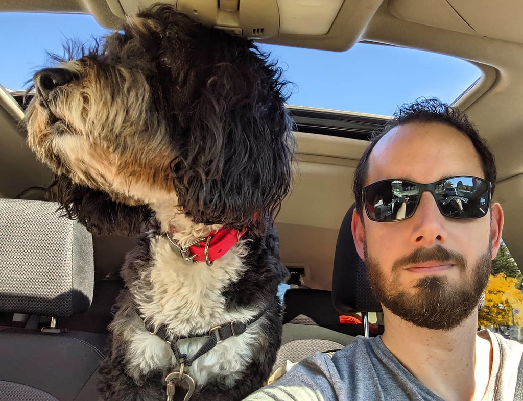 Dog is my copilot. via Instagram instagr.am/p/CGsg9BpgW8C… Ryan