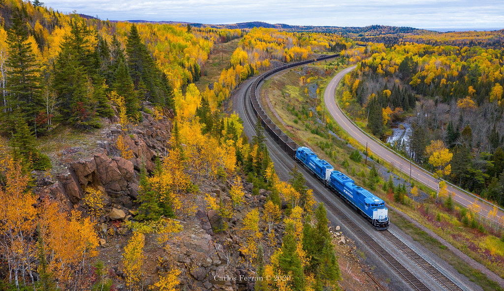 The Cliffs NSM 674 heads back to the mine in Babbitt for a… Flickr