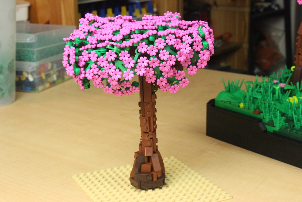 LEGO Cherry Blossom Tree This is a cherry blossom tree I w… Flickr