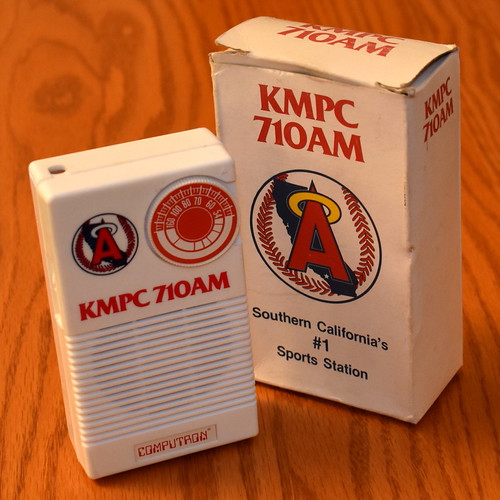 Vintage Computron KMPC 710AM California Angels Baseball Te… Flickr