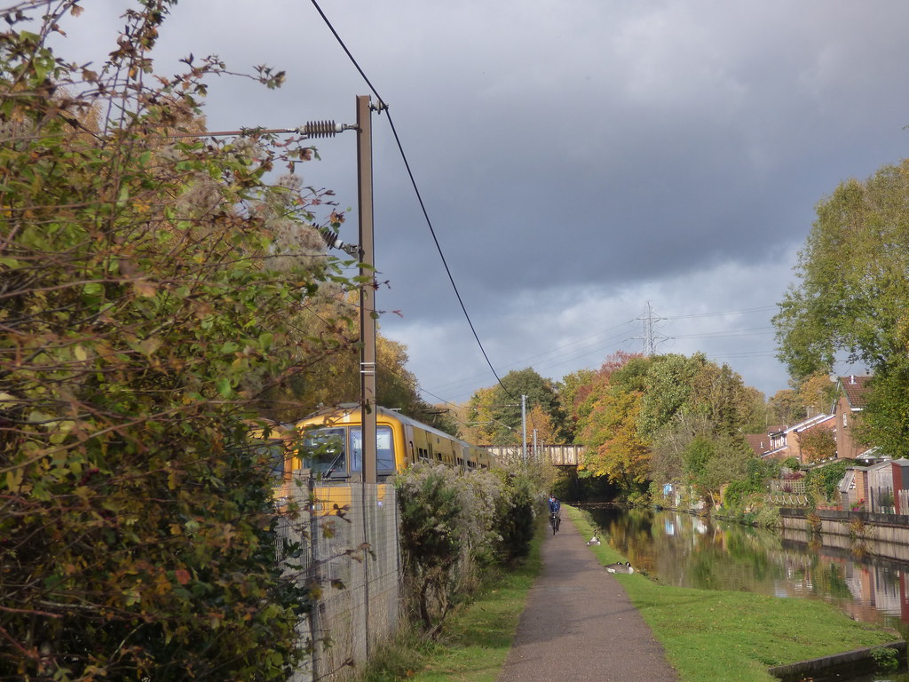 Worcester & Birmingham Canal in Bournville West Midlands Railway