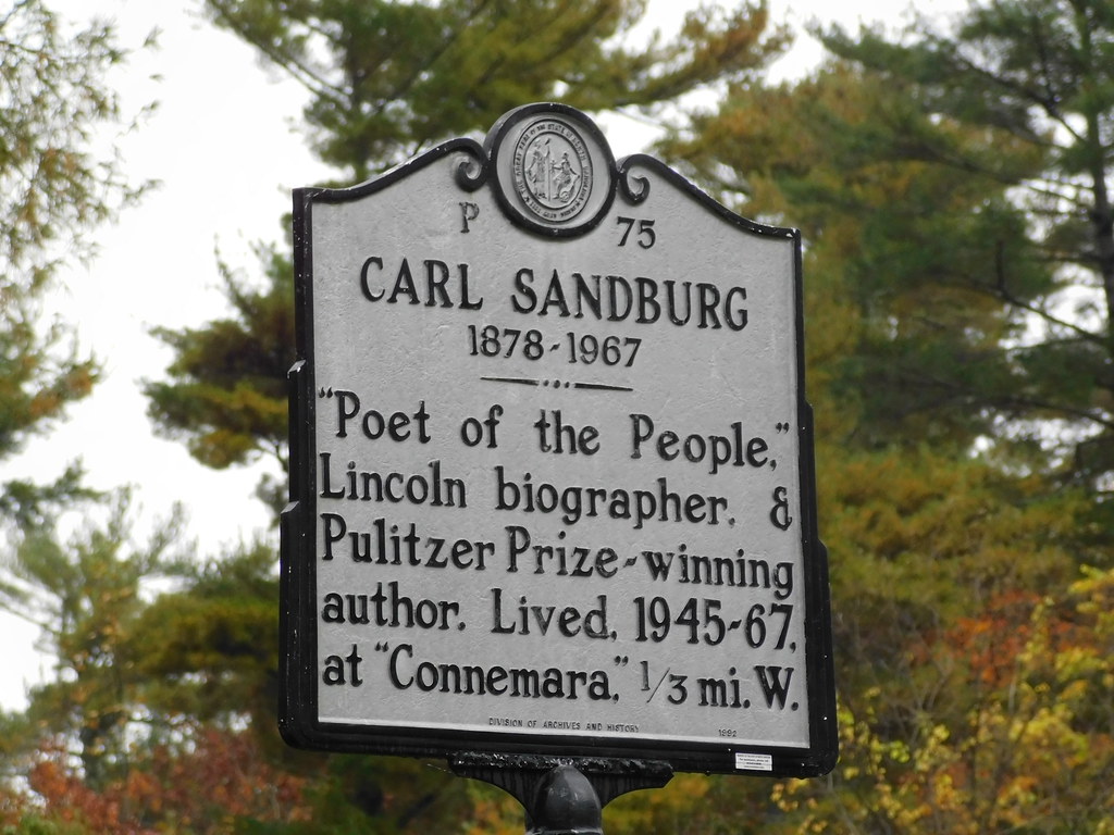 Carl Sandburg Historic Marker Flat Rock, North Carolina Flickr