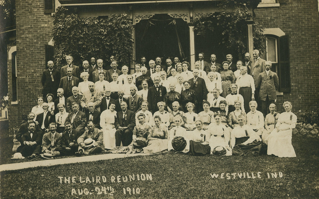 The Laird Reunion, August 24, 1910 Westville, Indiana Flickr