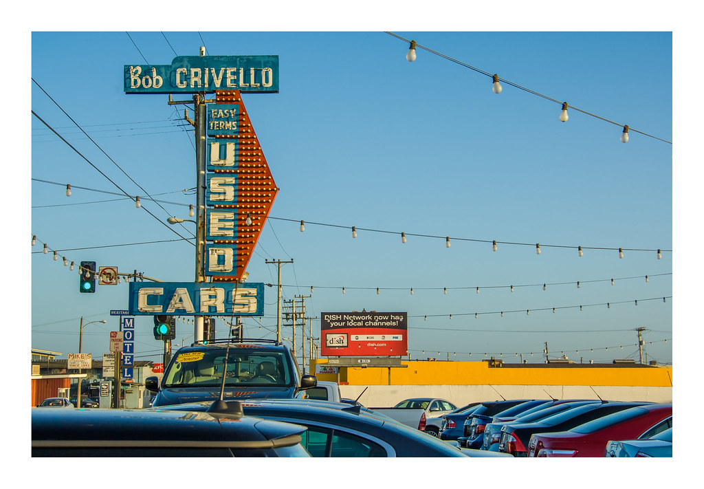 Bob's used cars Years after making this shot, I realized t… Flickr