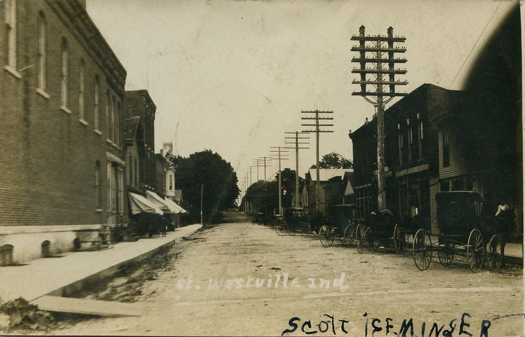 Street, 1908 Westville, Indiana a photo on Flickriver