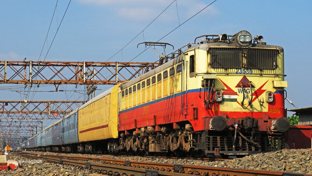 ASN WAG5. Ranaghat Bound NMG Rake With ASN WAG5 Towards Ho… Flickr