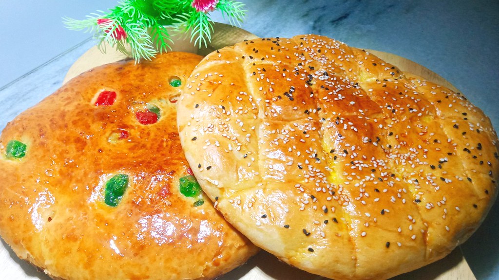 Sheermal (Milk Bun) Milky Bread Full recipe on recdies recdies