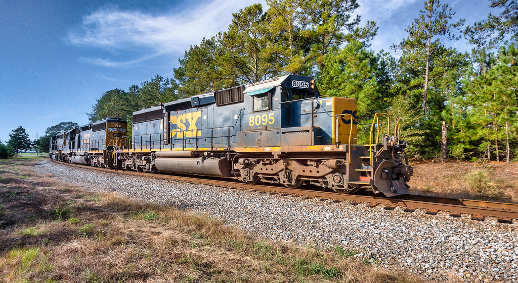 Ewell, AL A724 had a unique consist of a troika of SD40's!… Flickr