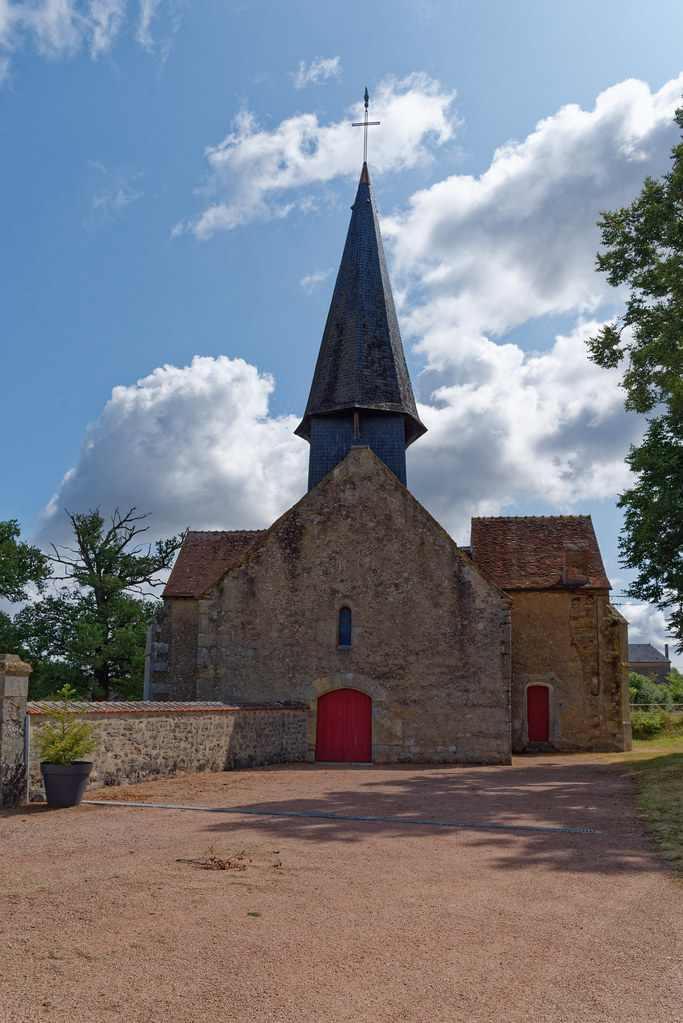 Chapelle de La Motte Feuilly Indre Cette chapelle qui, à… Flickr